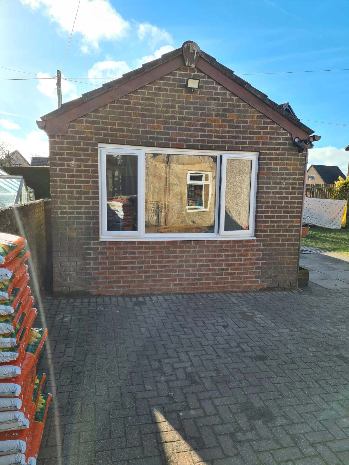 Detached garage conversion in Cambuslang